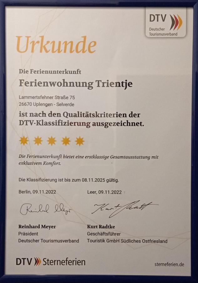 Fewo Trientje Uplengen Esterno foto